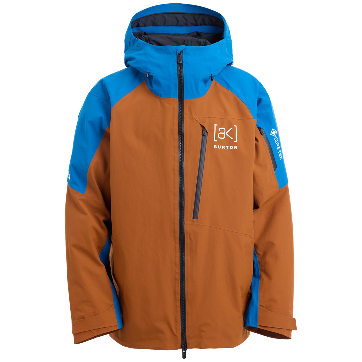 Burton [ak] Cyclic Gore-Tex 2L Jacket in Chestnut Brown/Blue Teal