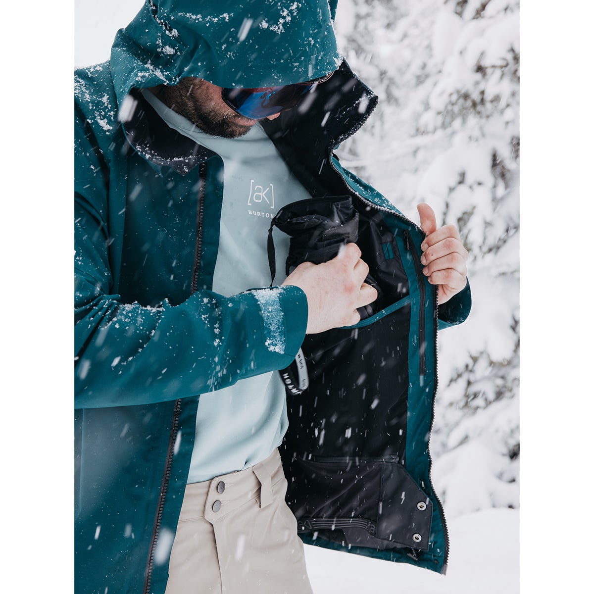 Burton ak GORE‑TEX Cyclic 2L Jacket kelp Burton [ak] Cyclic GORE-TEX Jacket - Kelp 2024 – Lip Trix