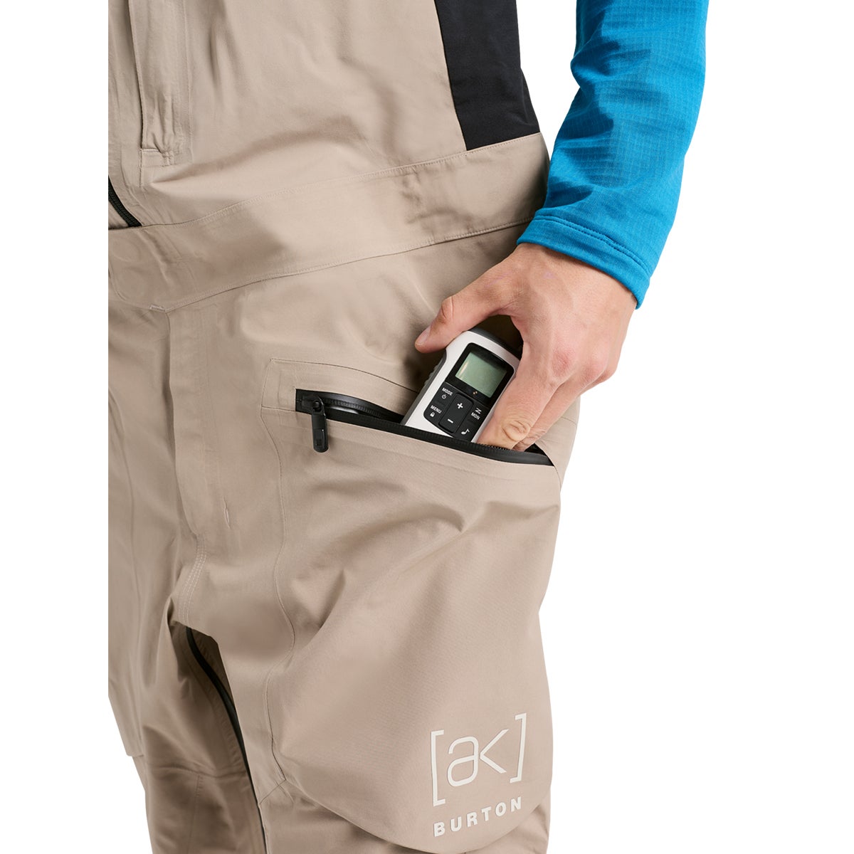 Burton [ak] Freebird Gore-Tex 3L Stretch Bib Pants in Summit Taupe