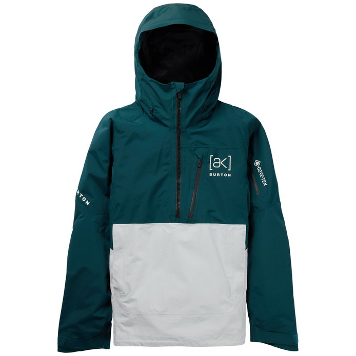 Burton [ak] Gore-Tex Velocity 2L Anorak Jacket in Deep Emerald/Grey Cloud