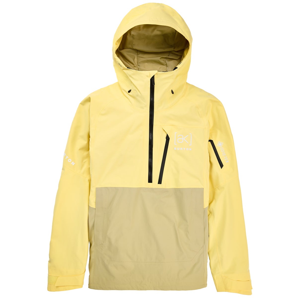 Burton [ak] Gore-Tex Velocity Anorak Jacket in Buttermilk/Mushroom 