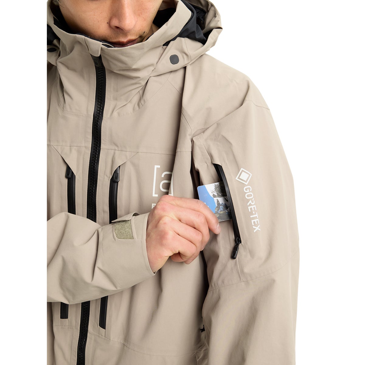 Burton [ak] Swash Gore-Tex 2L Jacket in Summit Taupe