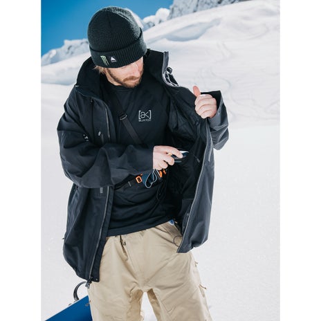 Burton [ak] Swash Gore-Tex 2L Jacket in True Black
