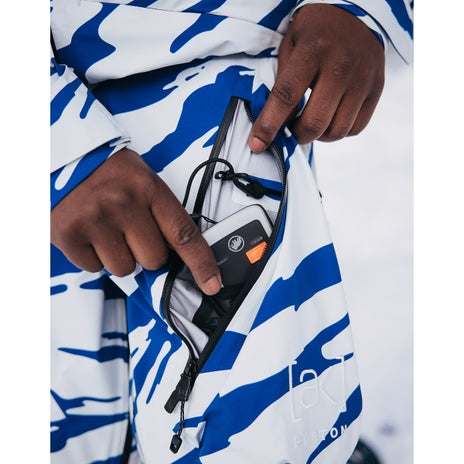 Burton [ak] Tuvak Gore-Tex 3L C-Knit Pants in Oversized Zebra Jake Blue