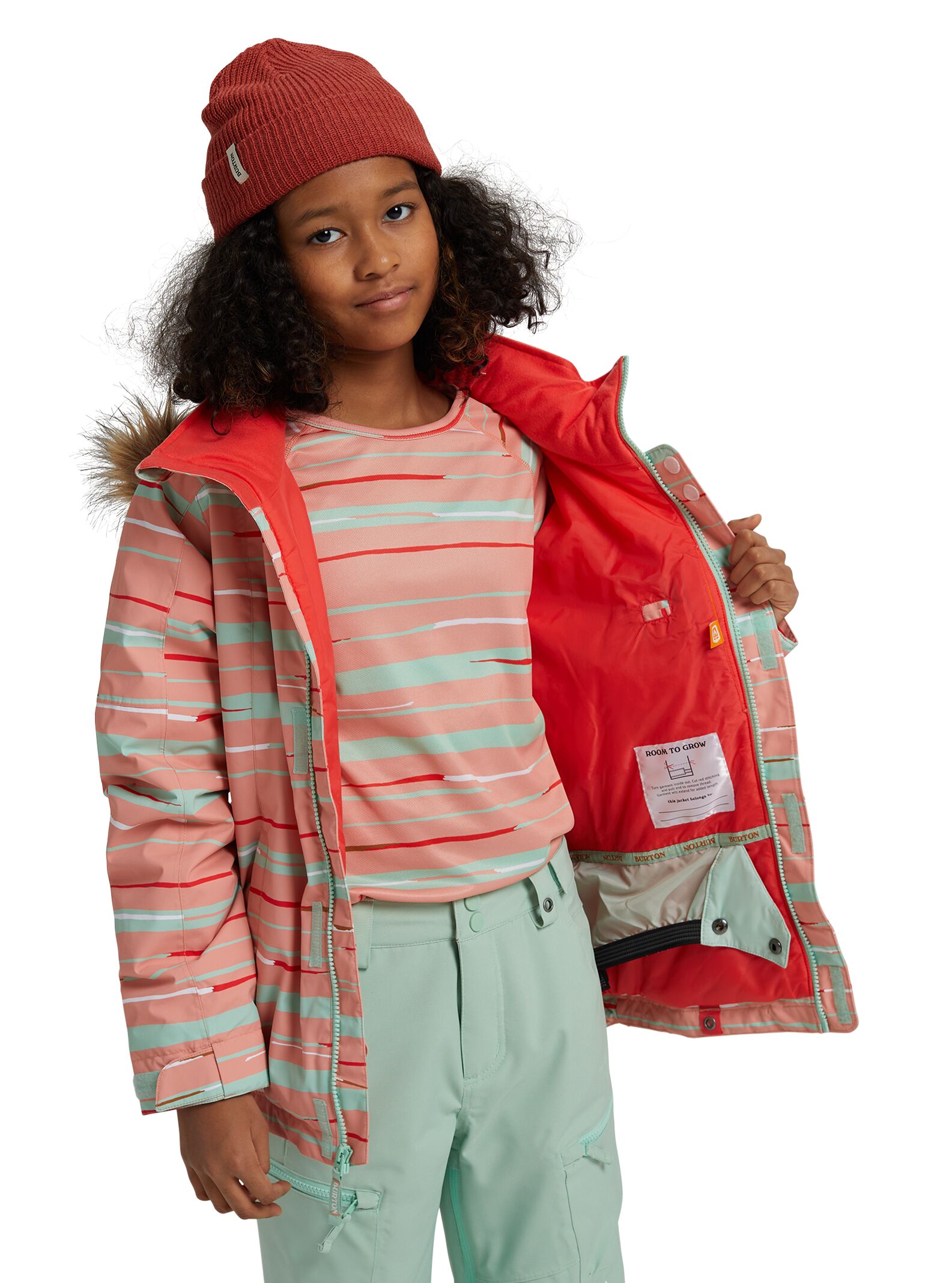 Burton Bennett Youth Jacket in Pink 