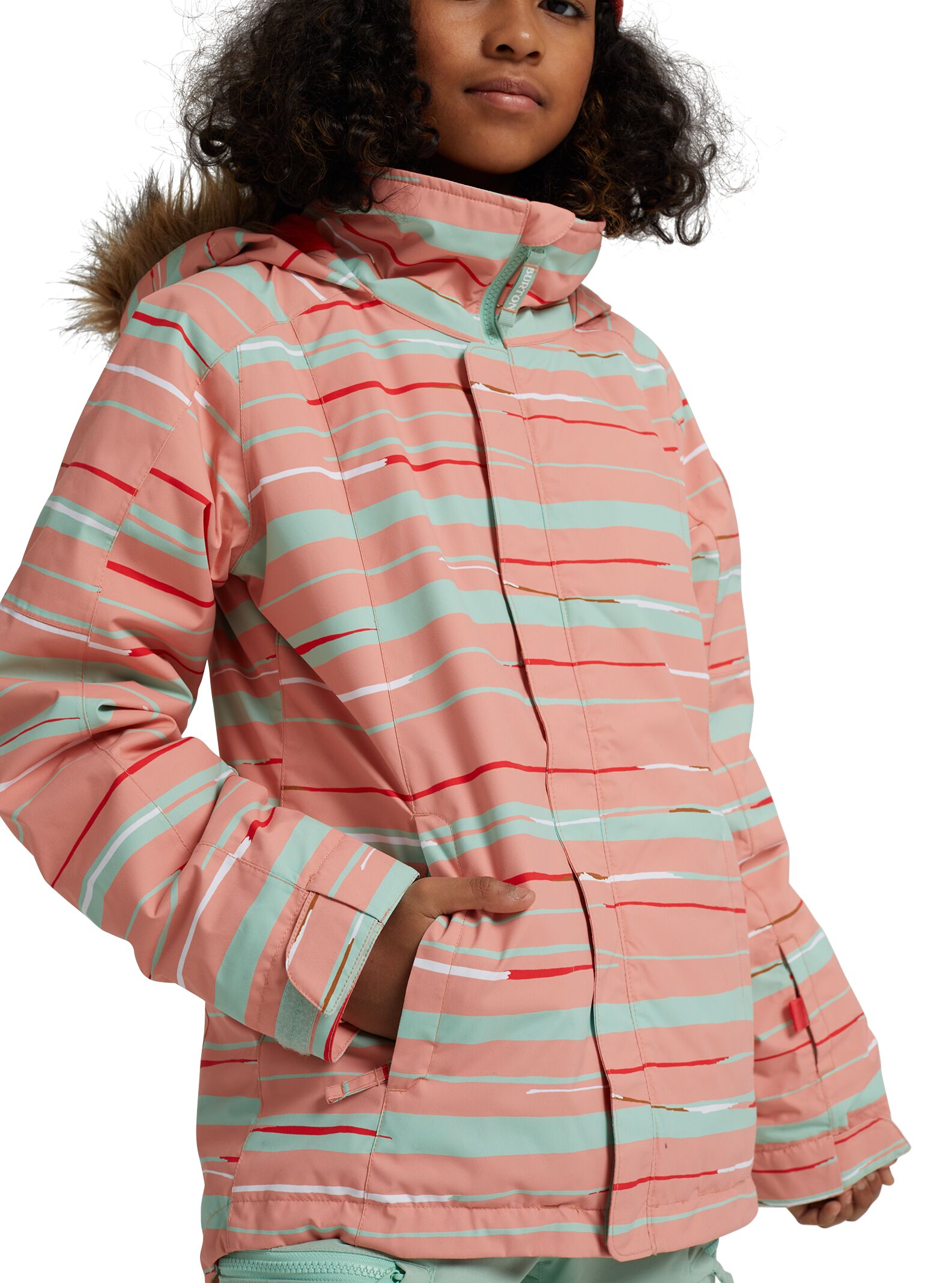 Burton Bennett Youth Jacket in Pink 