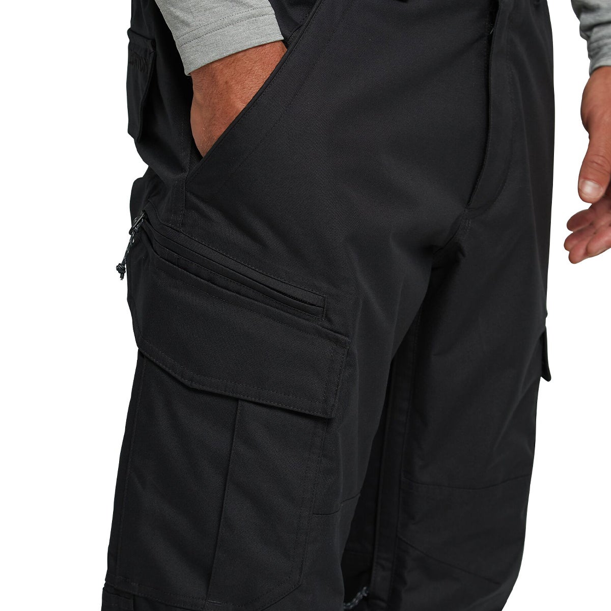 Burton Cargo Relaxed Fit Pants in True Black | Boardertown US