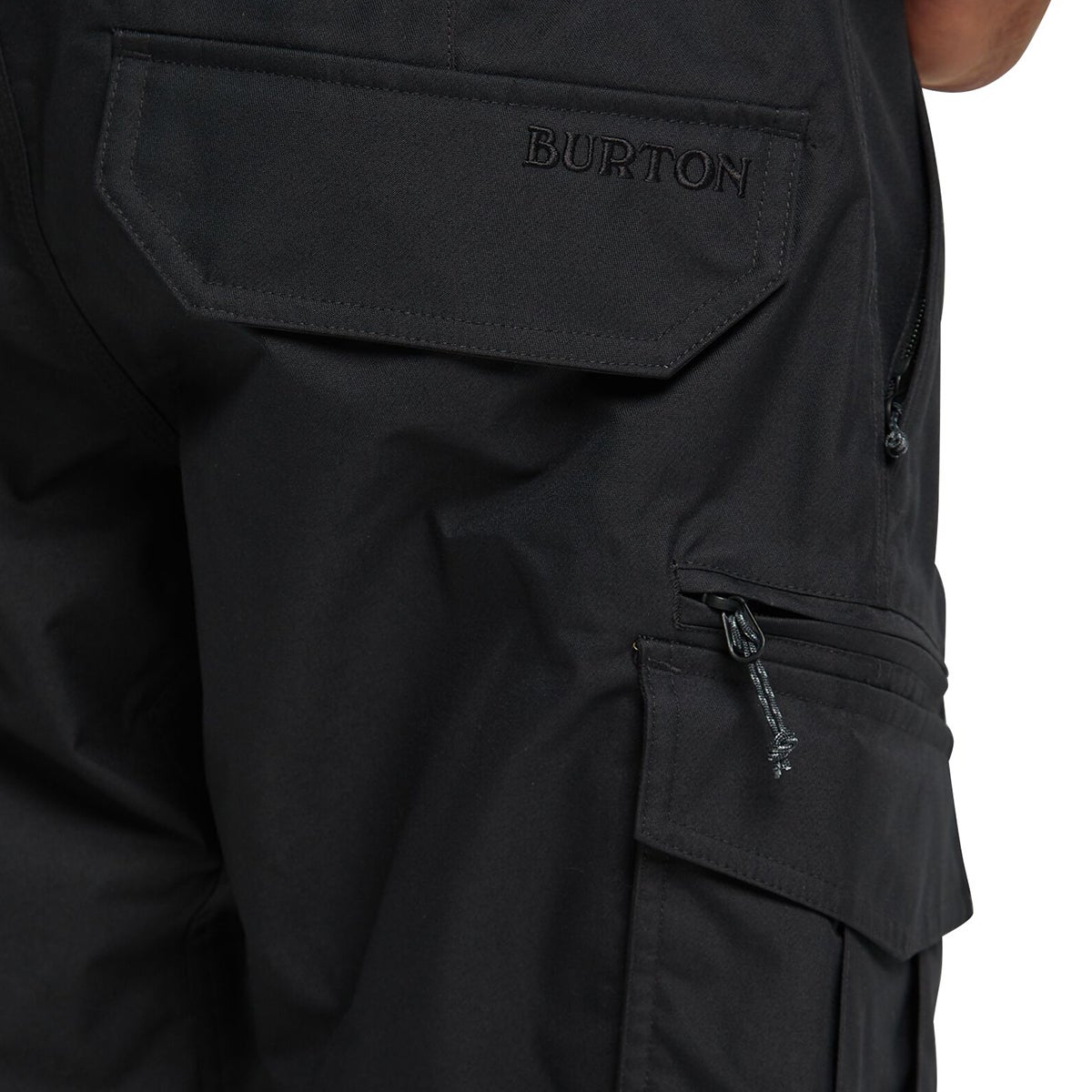 Burton Cargo Relaxed Fit Pants in True Black | Boardertown US