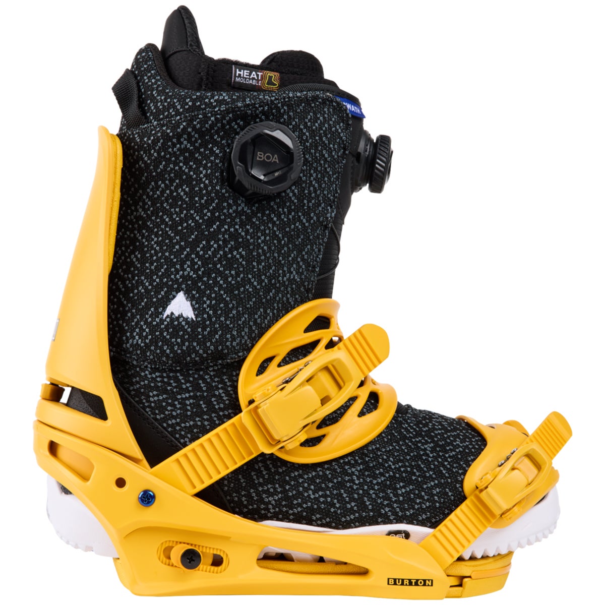BURTON CARTEL イエロー ビンディング Burton Cartel X Est Snowboard bindings - yellow (cream/graphic)