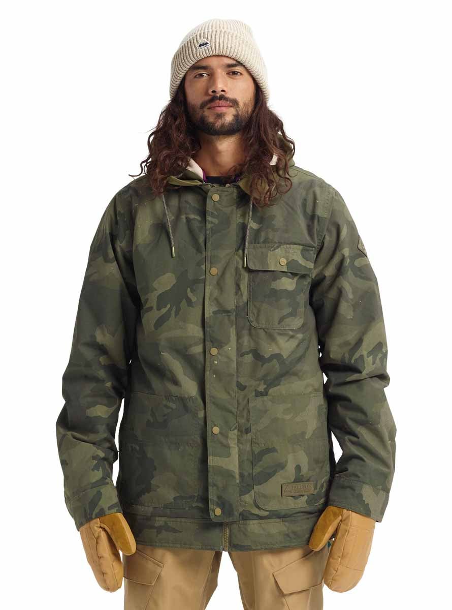 Burton Dunmore Jacket in Worn Camo 