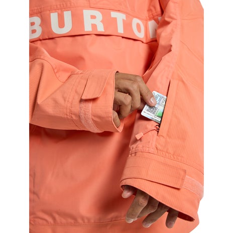Burton Frostner Anorak in Peach Echo