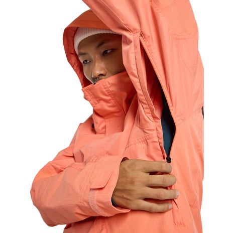 Burton Frostner Anorak in Peach Echo