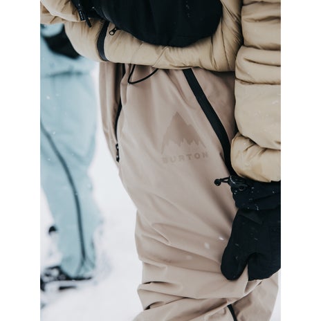 Burton Futuretrust 2L Bib Pants in Summit Taupe