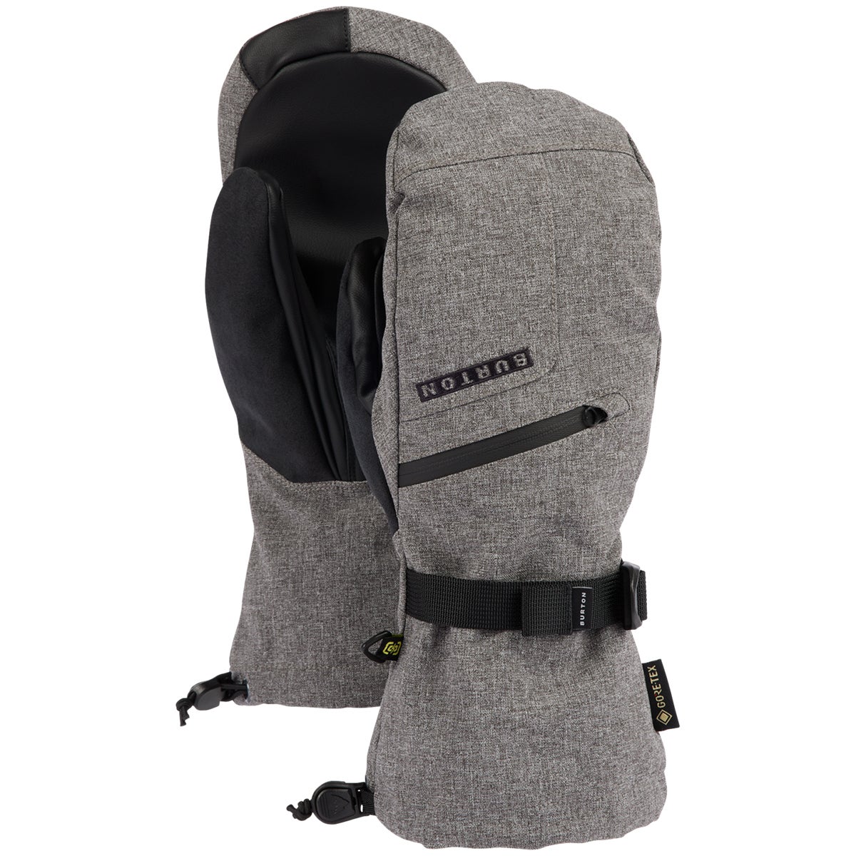 Burton GORE-TEX Mittens in Grey Heather | Boardertown AU