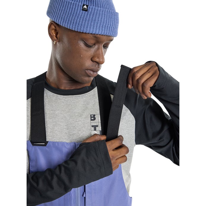 Burton Gore-Tex Reserve 2L Bib Pant in Slate Blue