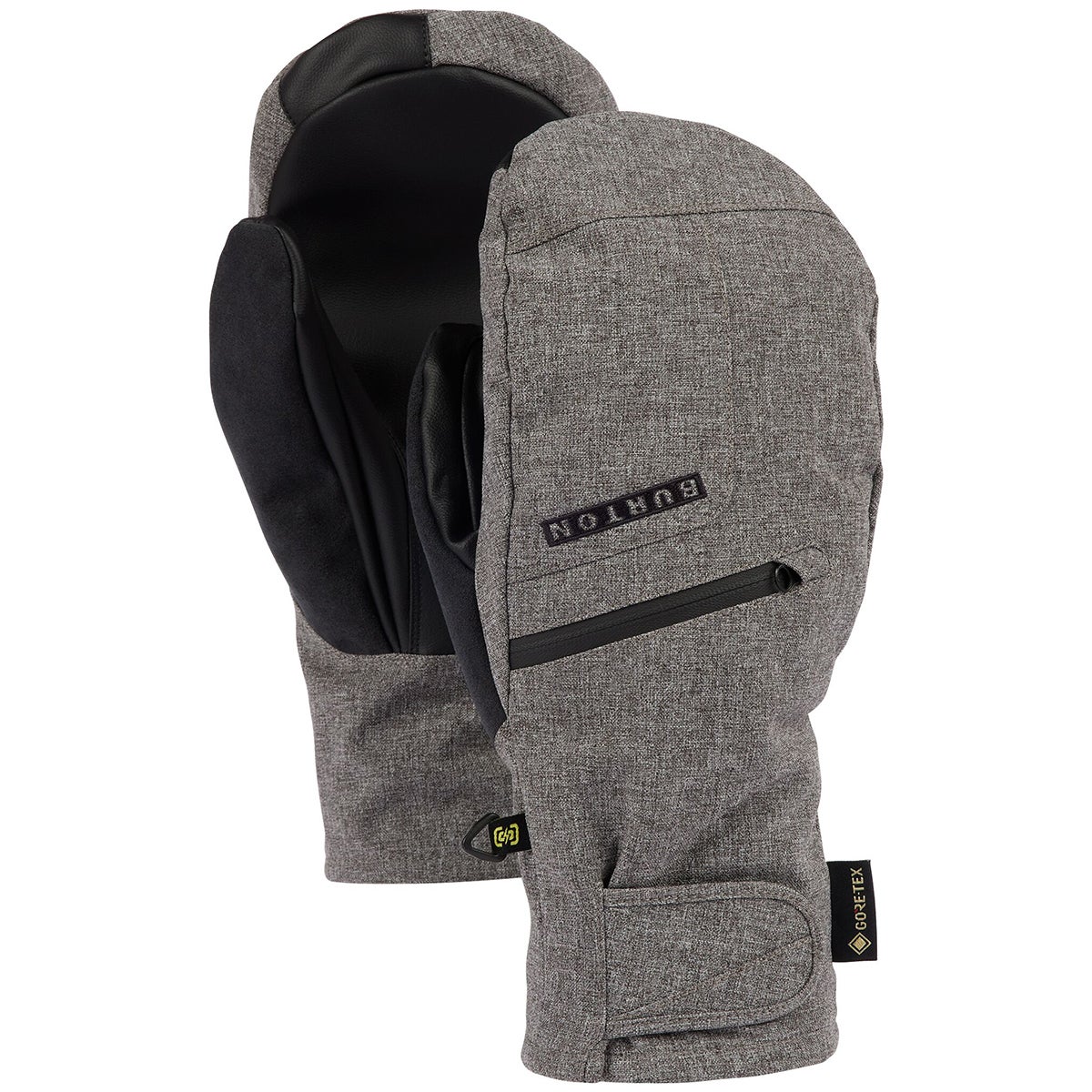 Burton GORETEX Under Mittens in Grey Heather Boardertown