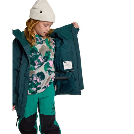 Burton Kids' Ascutney 2L Jacket in Deep Emerald