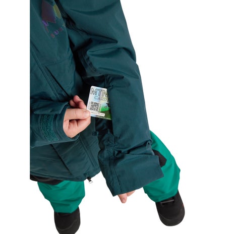 Burton Kids' Ascutney 2L Jacket in Deep Emerald