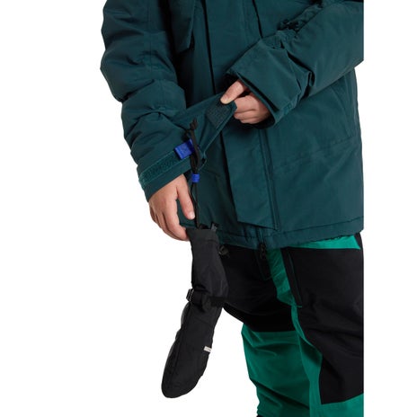 Burton Kids' Ascutney 2L Jacket in Deep Emerald