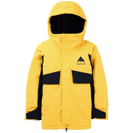 Burton Kids' Ascutney 2L Jacket in Goldenrod/True Black