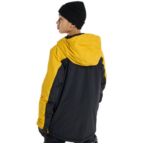 Burton Kids' Ascutney 2L Jacket in Goldenrod/True Black