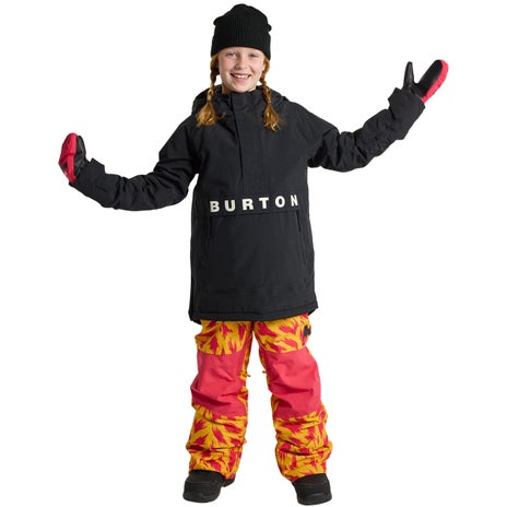 Burton Kids' Frostner 2L Anorak Jacket in True Black
