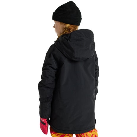 Burton Kids' Frostner 2L Anorak Jacket in True Black