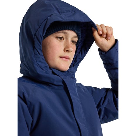 Burton Kids' Frostner Anorak in Dress Blue/Galaxy Green