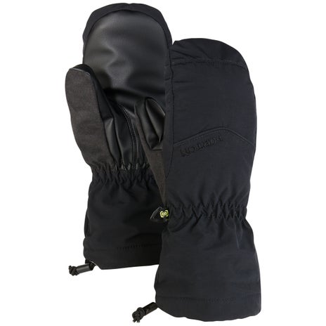 Burton Kids' Profile Mittens in True Black