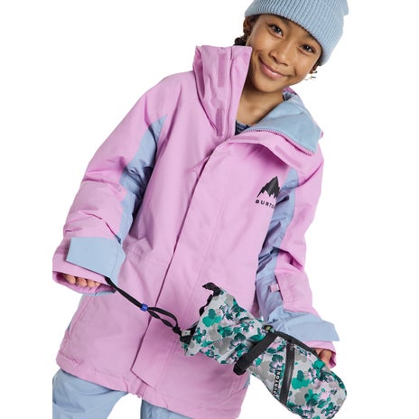 Burton Kids' Skimmer 2L Jacket in Orchid Purple/Dusty Blue