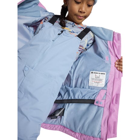 Burton Kids' Skimmer 2L Jacket in Orchid Purple/Dusty Blue