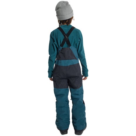 Burton Kids' Skylar 2L Bib Pants in Deep Emerald