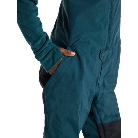 Burton Kids' Skylar 2L Bib Pants in Deep Emerald