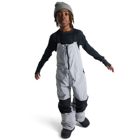 Burton Kids' Skylar 2L Bib Pants in Silver Sconce