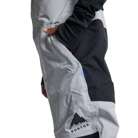 Burton Kids' Skylar 2L Bib Pants in Silver Sconce
