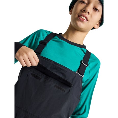 Burton Kids' Skylar 2L Bib Pants in True Black