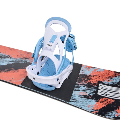Burton Kids Smalls Re:Flex Snowboard Bindings in Dusty Blue