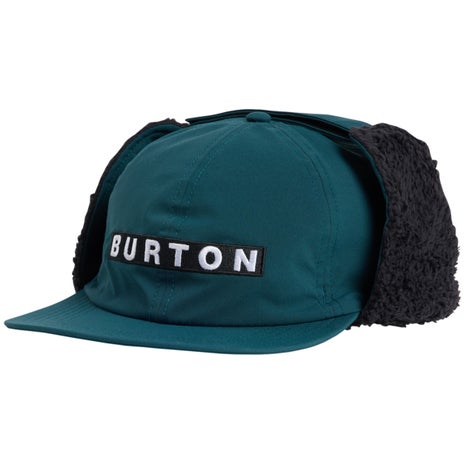 Burton Lunchlap Earflap Hat in Deep Emerald