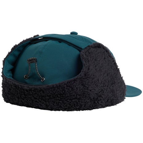 Burton Lunchlap Earflap Hat in Deep Emerald