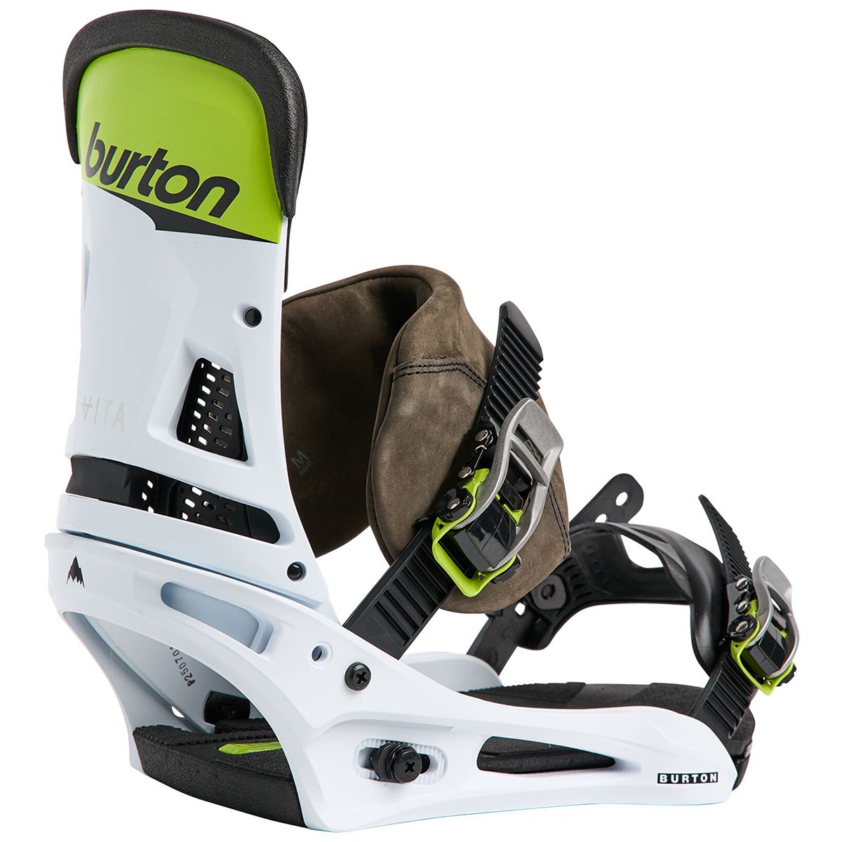 Burton Malavita Ltd Re:Flex Snowboard Bindings in Green/White