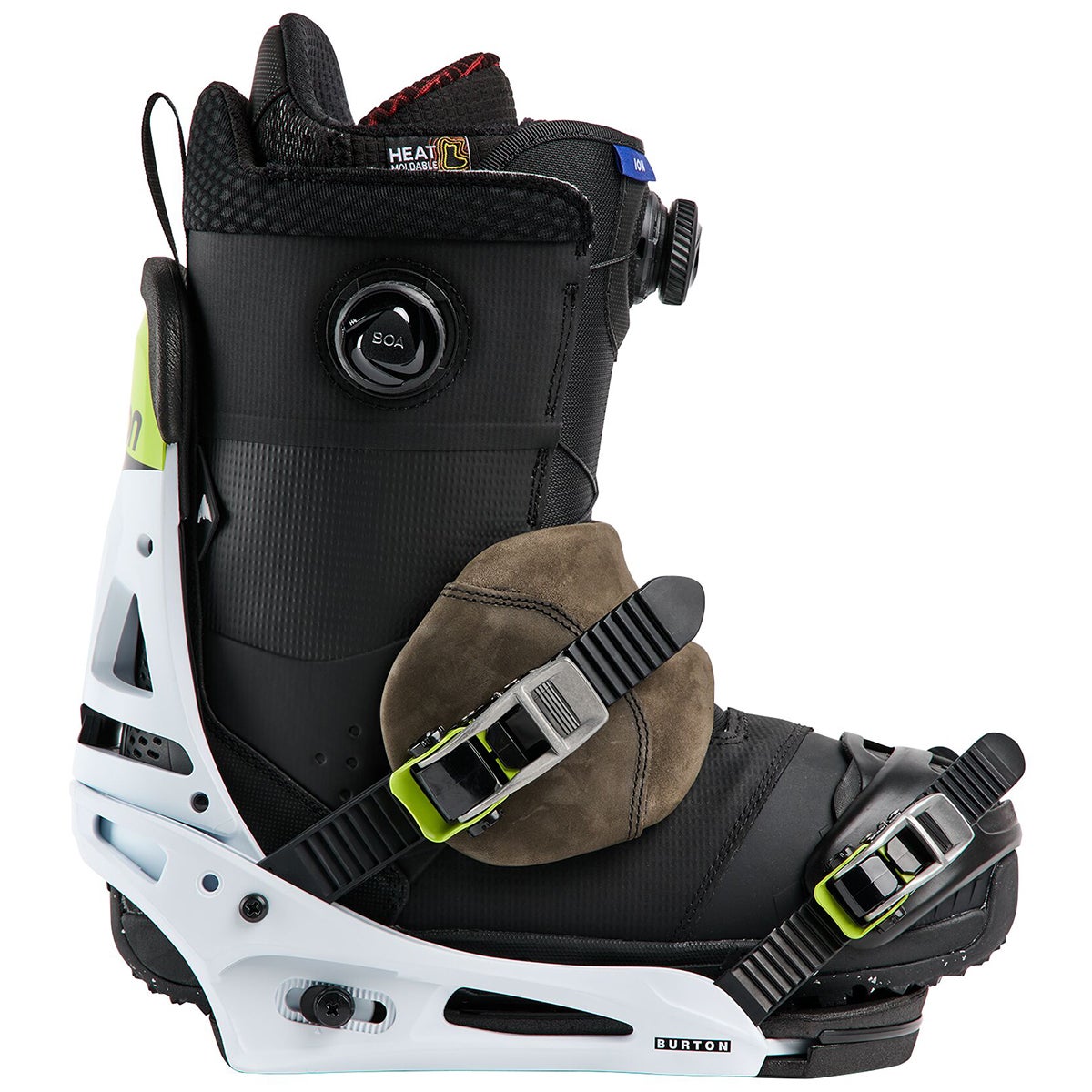 Burton Malavita Ltd Re:Flex Snowboard Bindings in Green/White