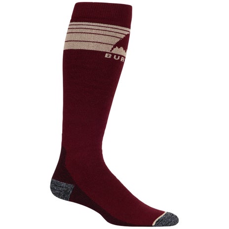 Burton Midweight Emblem Sock in Deep Red