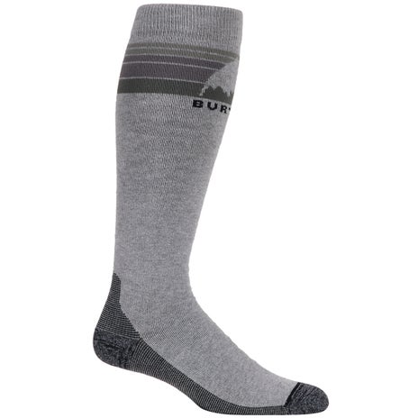 Burton Midweight Emblem Sock in Grey Heather