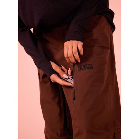 Burton Mine77 3L Gore-Tex Pants in Burnt Eggplant