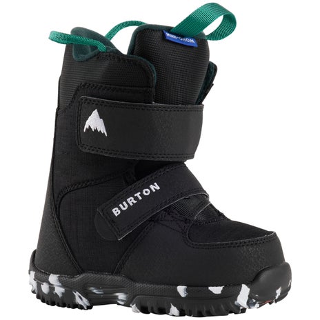 Burton Mini Grom Kids Snowboards Boots in Black