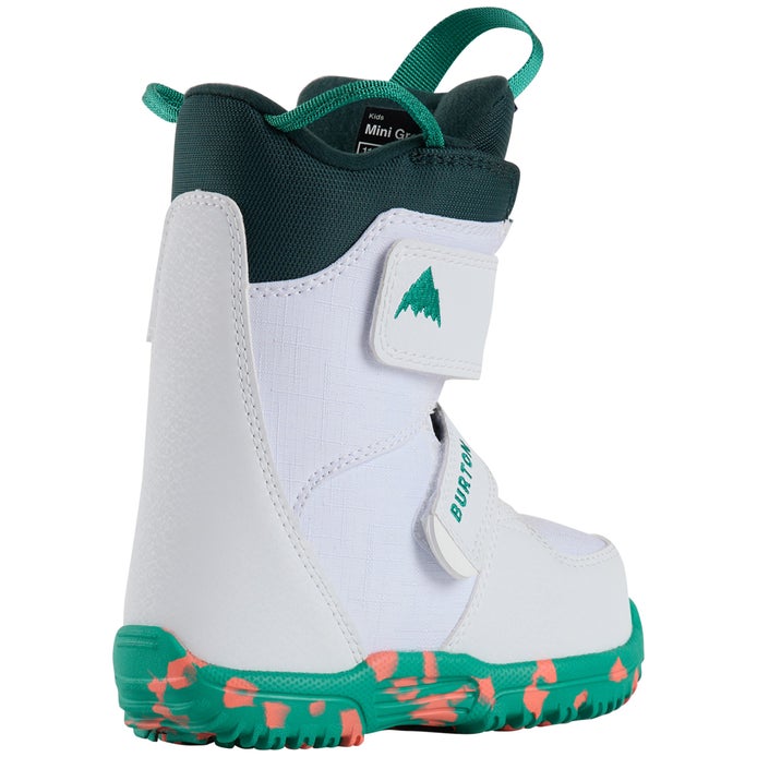 Burton Mini Grom Kids Snowboards Boots in White