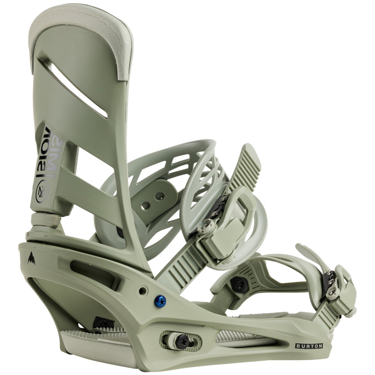 Burton Mission Re:Flex Snowboard Bindings in Talc Green | Boardertown