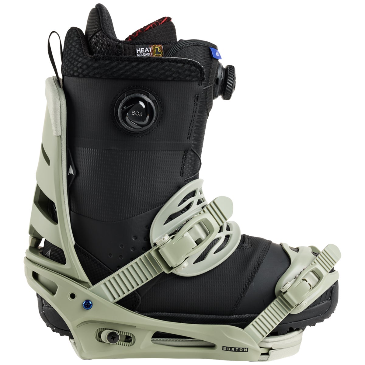 km！Burton parkitect 157 mission Lsize Burton Mission Re:Flex Snowboard Bindings in Talc Green