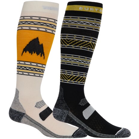 Burton Performance Lightweight Sock 2-Pack in Goldenrod