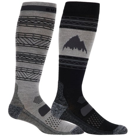 Burton Performance Lightweight Sock 2-Pack in True Black